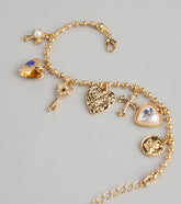 Forever Yours Vintage Charm Bracelet